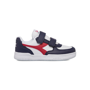 Sneakers bianche, blu e rosse da bambino Diadora Raptor Low PS, Brand, SKU s342500086, Immagine 0